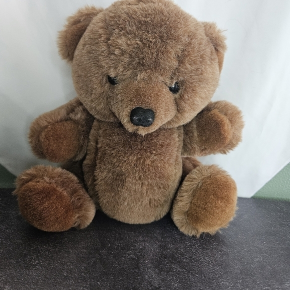 VINTAGE Dan Dee 1970ish jointed Bear 16" - Picture 1 of 4